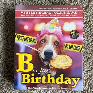 B is for Birthday Mystery Jigsaw Puzzle Game